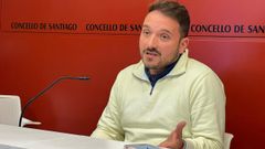 Borja Rubio es concejal del Partido Popular (PP) en Santiago