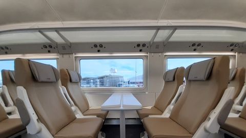Nuevo interior de los Alvia. Clase preferente o confort