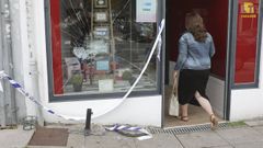 Estanco de A Choupana sufre su segundo intento de robo en diez a�os.