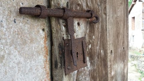 Detalle de serpiente en el cerrojo del h�rreo de Buda