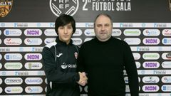 Manuel Blanco present� al futbolista coru��s, de solo 22 a�os.