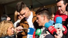 Dos de los condenados, Cuadrado y Rodr�guez, a la derecha