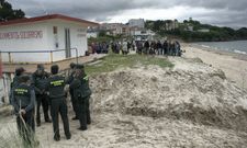 Imagen de la pol�mica concentraci�n del 29 de mayo contra el relleno de la playa Grande. 