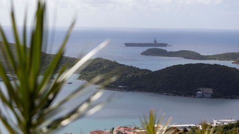 O portaavi&oacute;ns dos Estados Unidos, o Gerald Ford, no Caribe.