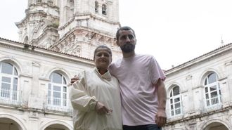 Zohra Kohi y Nazufullah Paktin, refugiados afganos que viven en Sobrado dos Monxes