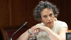 Mar�a Gertrudis Alc�zar, ex secretaria del expresidente del Gobierno Jos� Luis Rodr�guez Zapatero, en la comisi�n del Senado