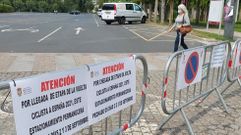 El aparcamiento del Parque dos Condes ser� ocupado por los equipos de los ciclistas