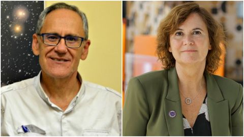 Jos&eacute; Manuel V&iacute;lchez y Minia Manteiga, el futuro presidente de la SEA y su todav&iacute;a responsable