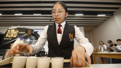 Participante en la �ltima edici�n del certamen de baristas