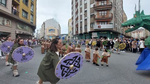 Desfile de entroido en Sarria