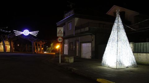 Iluminacin navidea en A Ra de Valdeorras