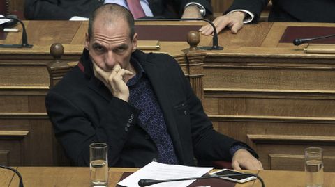 El ministro de Finanzas griego, Yanis Varufakis