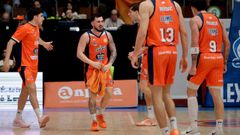 Lance de un partido del Leyma B�squet Coru�a en el Coliseum.