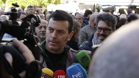 Lois P�rez, uno de los portavoces de la plataforma Transfuguismo non, democracia si