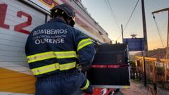 Una actuacin de los bomberos