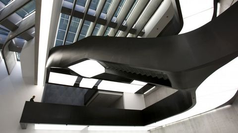 El interior del Maxxi museo de Roma