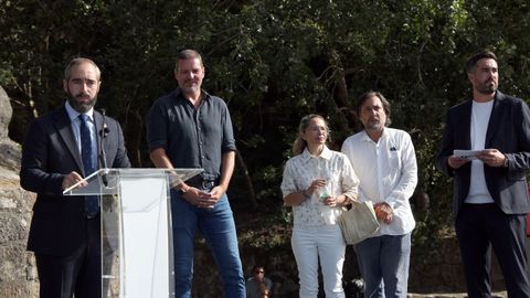 Acto de reposici�n de la escultura de Francisco Asorey de la Virxe da Guadalupe