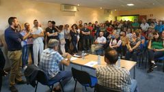 Asamblea de afectados de L�cteos P�rez, celebrada a principios de octubre