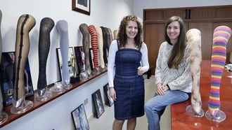 Marta Guitin, gerente de Dorian Gray, y Andrea Alonso, responsable de diseo de la firma