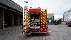 Imagen de archivo de un veh�culo de los bomberos en el parque de A Grela