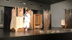 Un momento da representaci�n teatral que se ofrecer� o s�bado en Quiroga