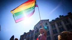 Manifestacin por los derechos LGTBI+ en msterdam