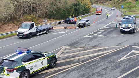 El accidente tuvo lugar en el punto kilomtrico 14 de la OU.-504 (Ribadavia-O Carballio)