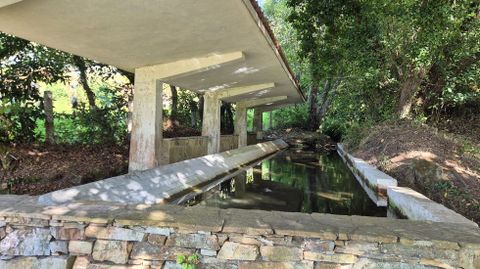 Lavadero de Val de Regueira, en Laxe. 