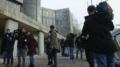 Edificio principal de los juzgados de Santiago, en el que se encuentra la sede de la secci�n compostelana de la Audiencia Provincial