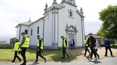 Peregrinos en Os Milagres de Saavedra