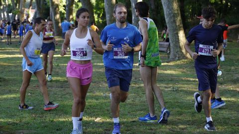 Leiro celebra 41 historias de su carrera popular.La zona de O Salgueiral fue el eje de la clsica de O Ribeiro
