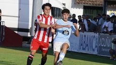 El Sporting fue uno de los rivales de pretemporada del primer equipo del Celta; Hugo Burcio est� a caballo entre ambos equipos.