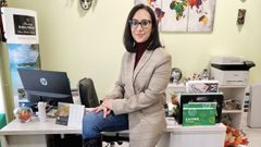 Roc�o Barreiro Varela abri�, en solitario, la agencia Zafiro Tours en el 2017 en Melide.