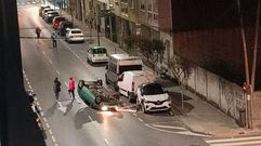 El accidente se registr� en el tramo de la calle San Pedro cercano al cruce con Leopoldo Calvo Sotelo