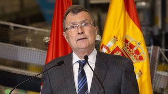 Fotograf�a de archivo tomada en abril del alcalde de Murcia, Jos� Ballesta, que falleci� a consecuencia de un c�ncer