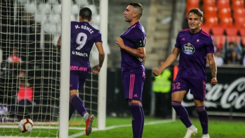 Valencia-Celta (1-1) de Primera el 26 de septiembre del 2018.