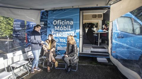 Oficina mvil de atencin y seguimiento a los retornados puesta en marcha por la Xunta de Galicia