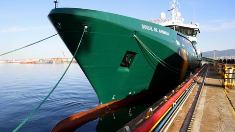 Barco Duque de Ahumada que fue entregado hoy