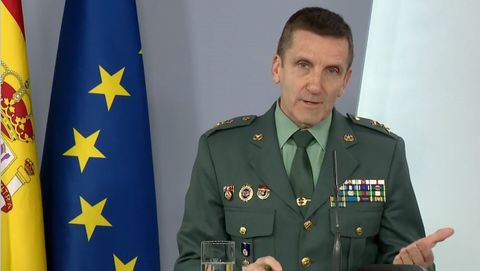 El jefe del Estado Mayor de la Guardia Civil, el general Jos Manuel Santiago