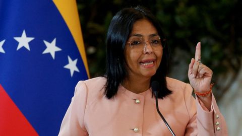 La vicepresidenta de Venezuela, Delcy Rodríguez