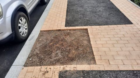 Estado de las aceras en Calder�n de la Barca