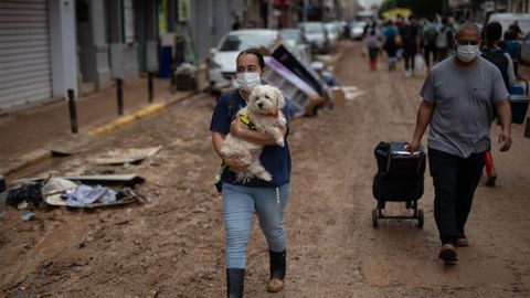 Benetússer, el primer lunes tras el paso de la dana