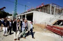 V�zquez resalt� en su visita la elevada inversi�n para construir el nuevo colegio.