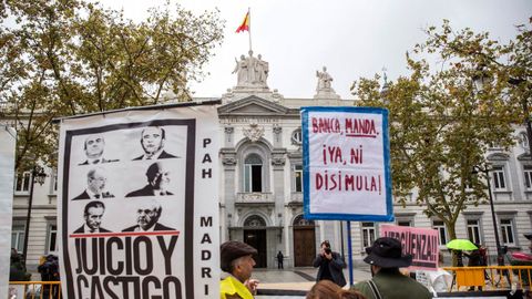 Protesta frente al Tribunal Supremo