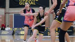 Daniels en una acci�n del partido del Baxi en su visita al Jairis. 