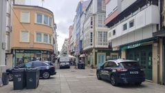 Despliegue policial por unos clientes que se negaron a pagar en Ferrol