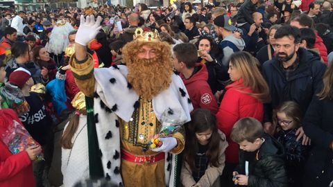 Los Reyes Magos, en el muelle de Curuxeiras (Ferrol)