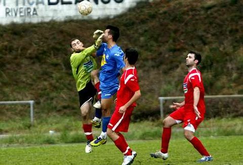 El partido entre el Palmeira y el Crocha disputado en Ventn acab con empate a dos tantos.