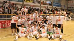 Los noieses celebraron el ascenso en el Agust�n Mour�s.