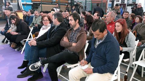 Inicio de campaa de Podemos Asturies, en Villaviciosa